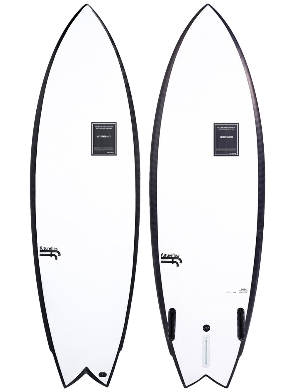 Misc Future Flex Futures 5&amp;#039;8 Surfboard