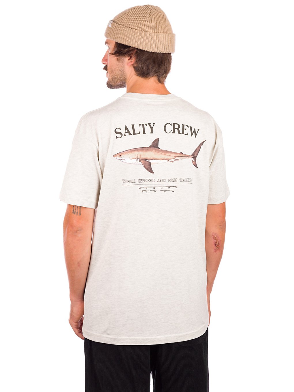 Salty Crew Bruce Premium T-Shirt oatmeal
