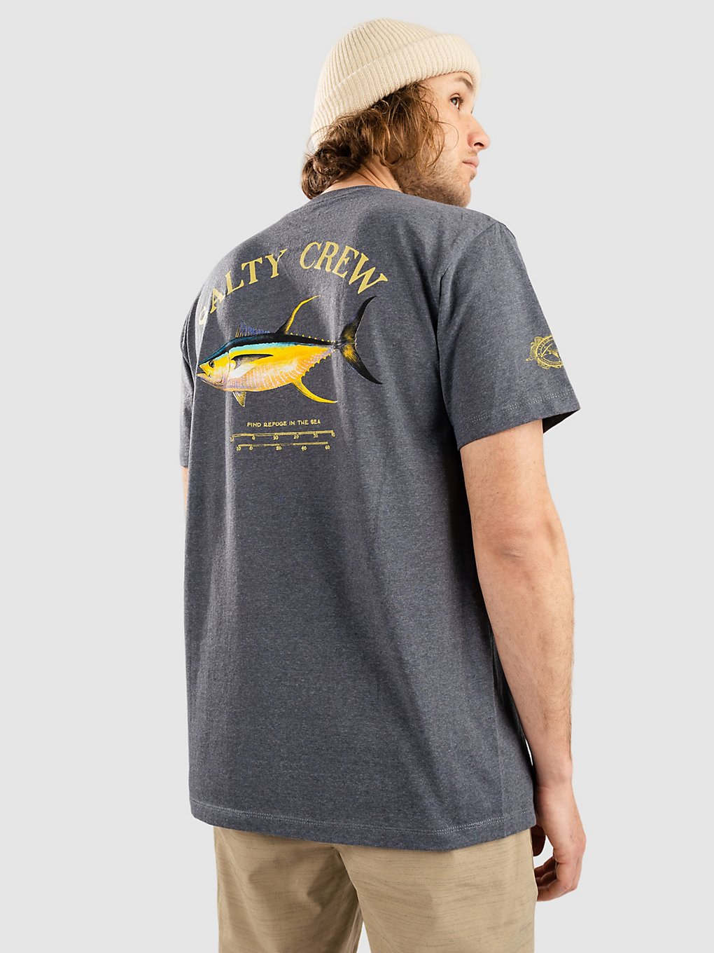 Salty Crew Ahi Mount T-Shirt heather grey kaufen