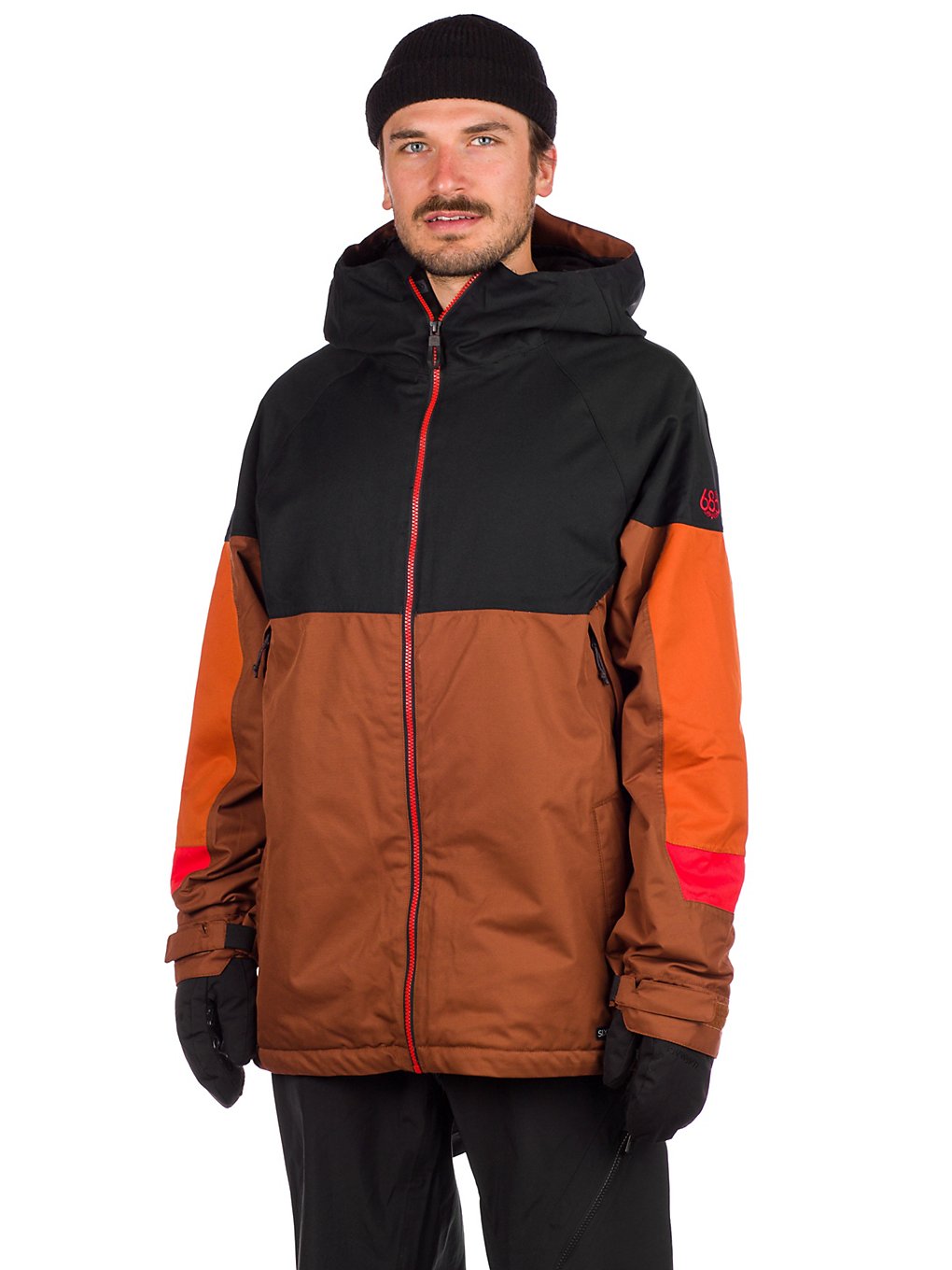 686 Static Insulated Jacket clay colorblock Gr. L