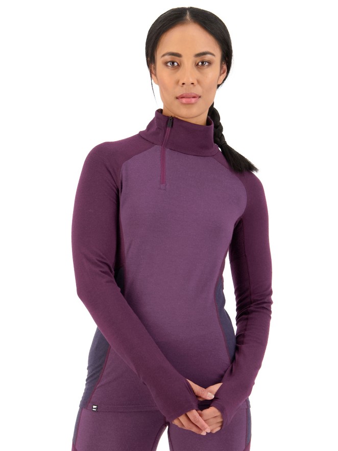 Mons Royale Olympus Half Zip Funktionsshirt