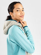 Plus Classic Knit Hooded Fleece jas