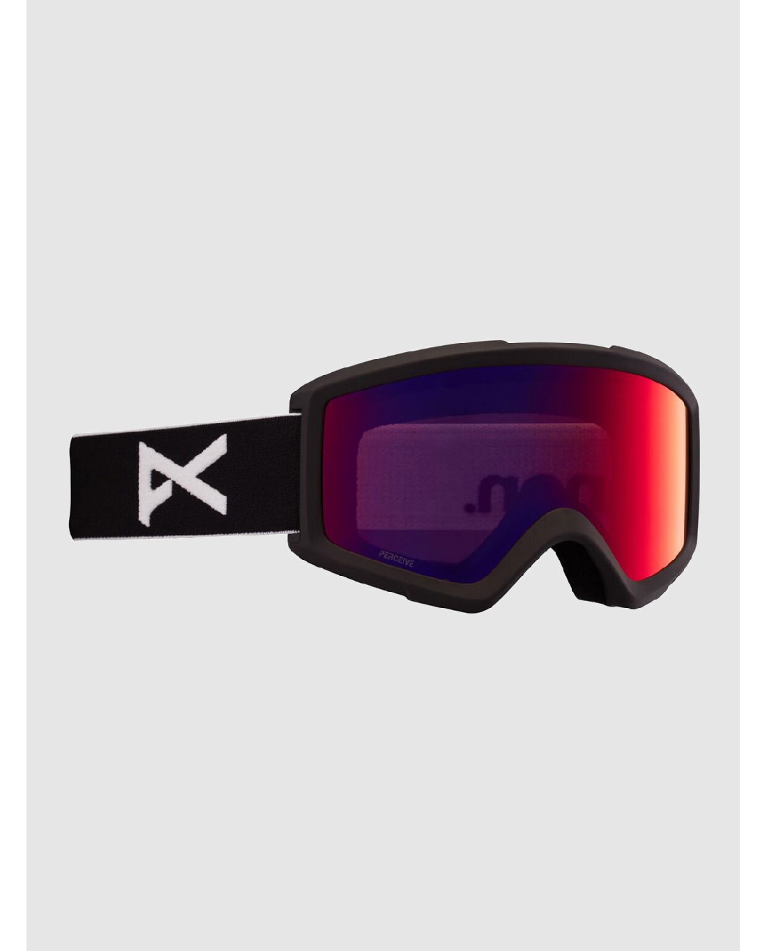 Anon Helix 2 Black +Bonus Lens Goggle perceive sunny red+amber