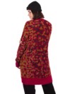 HUF Leopard Knit Duster Strickpullover