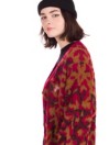HUF Leopard Knit Duster Strickpullover