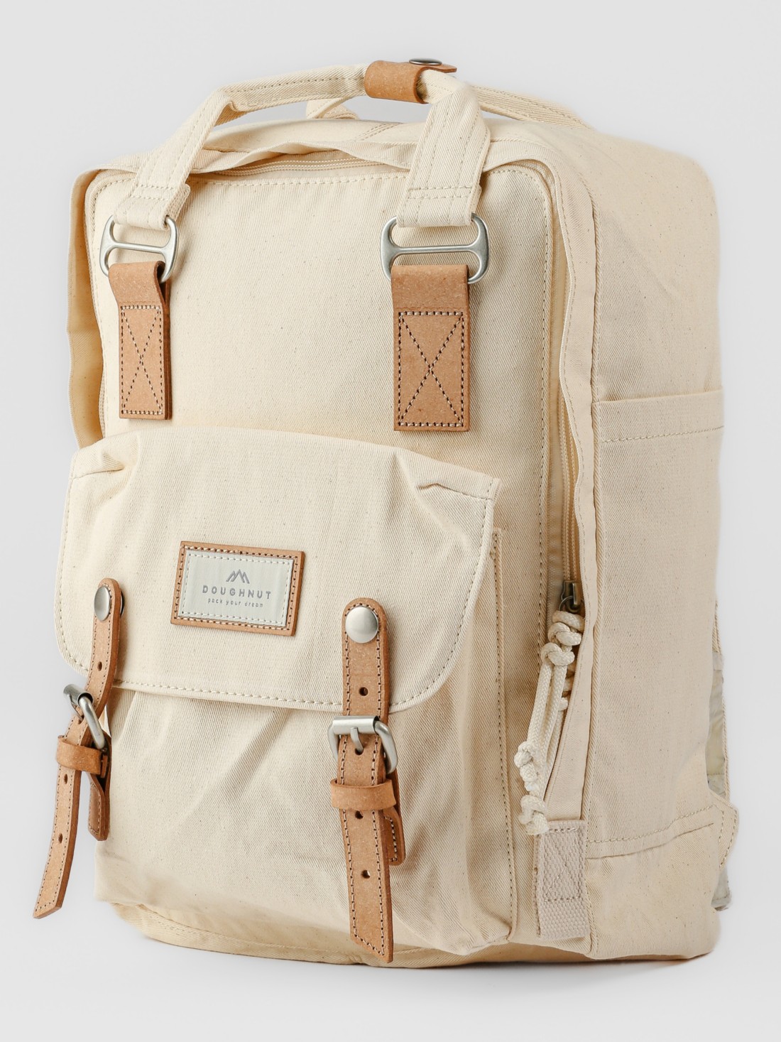 Doughnut Macaroon Organic Cotton Series Rucksack beige