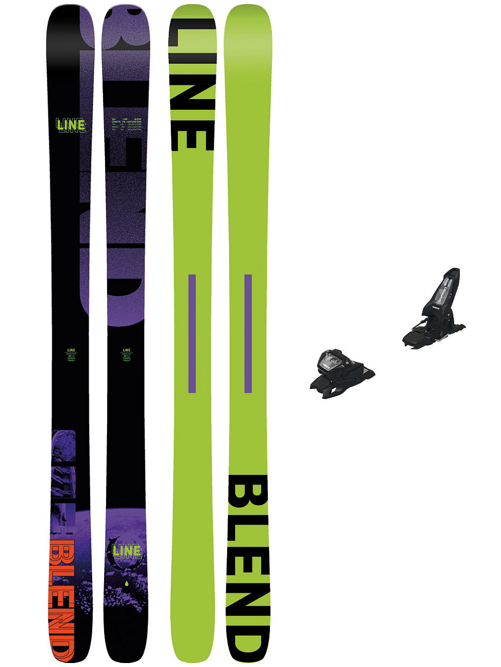 Blend 100mm 185 + Griffon 13 ID Ski Set