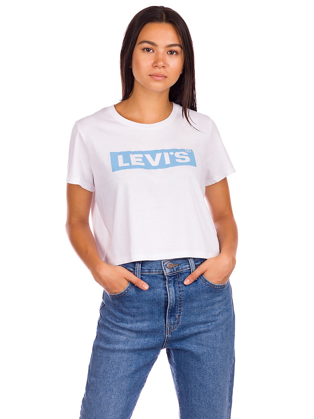Levi's Cropped Jordie T-Shirt white