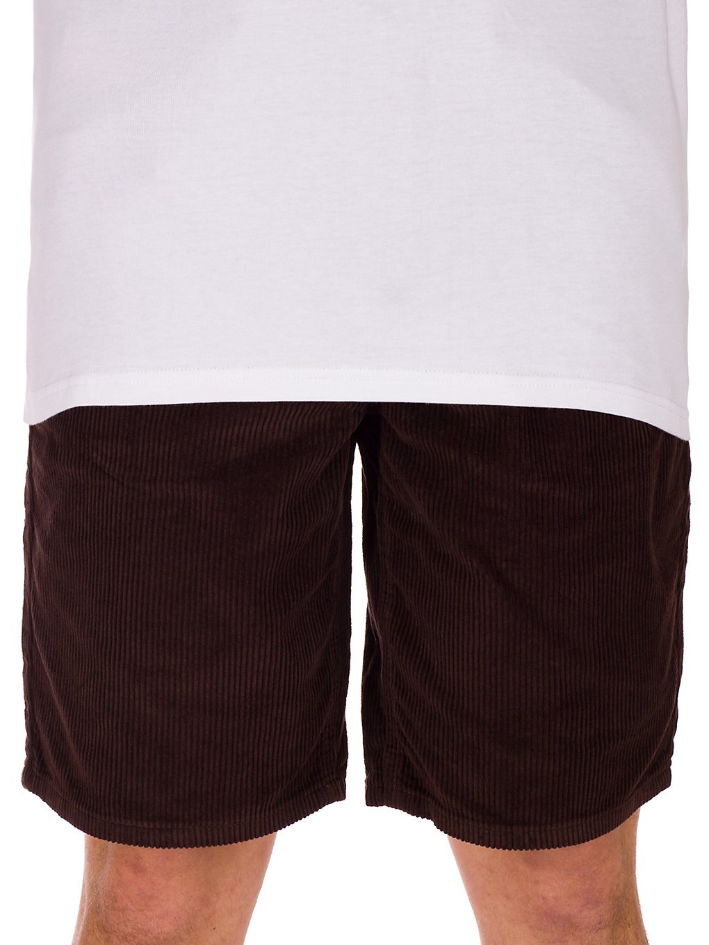 Empyre Loose Fit Sk8 Cord Shorts brown