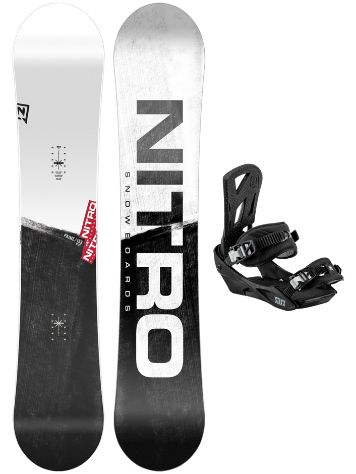 Nitro Prime Raw 159W + Staxx L Snowboards&aelig;t