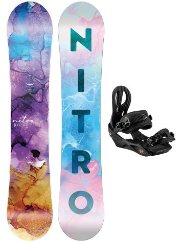Nitro Lectra 146 + Rhythm M 2022 Conjunto Snowboard