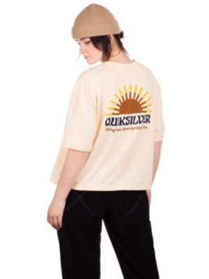 Boyfriend Crop Linen Long Sleeve T-Shirt