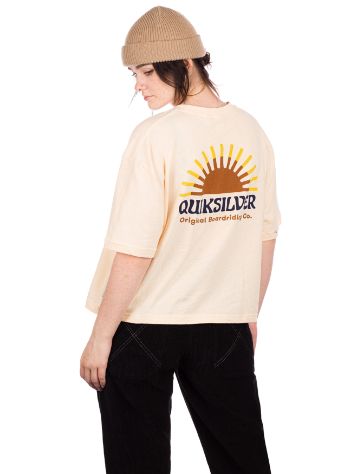 Quiksilver Boyfriend Crop Linen Long Sleeve T-Shirt