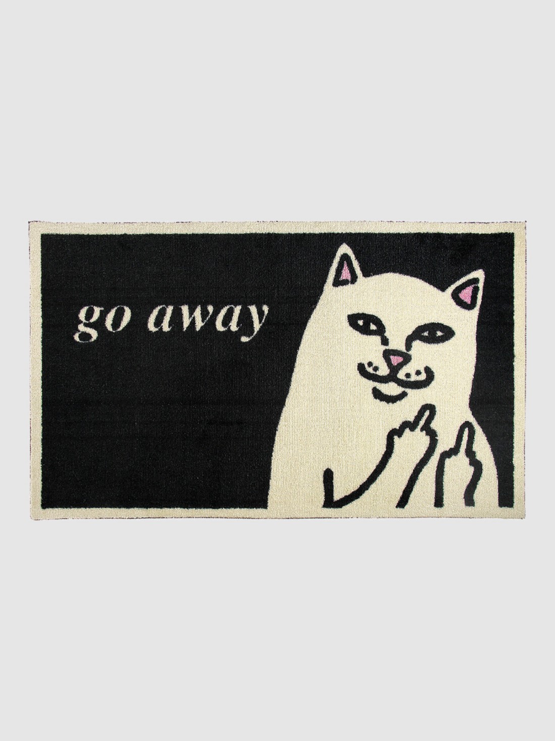 RIPNDIP Go Away Rug black