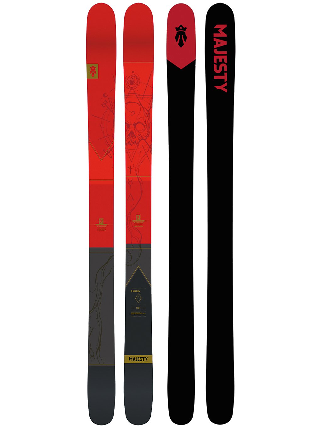 Majesty Vanguard 118mm 182 2022 Skis black