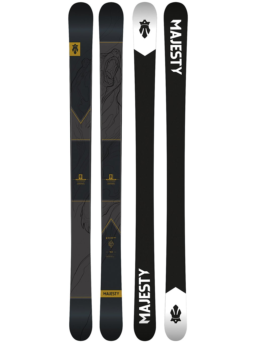 Majesty Dirty Bear Pro 90mm 166 2022 Skis black