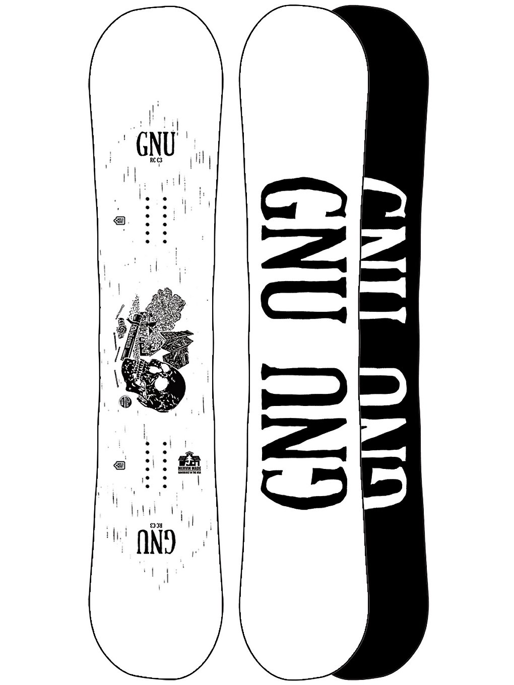 Gnu Rcc3 158W 2022 Snowboard no color