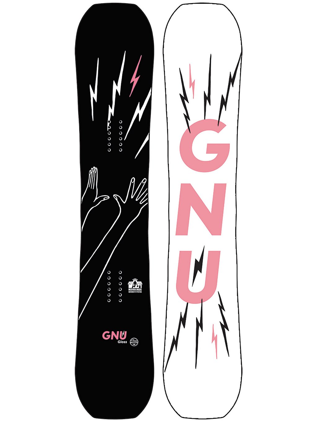 Gnu Gloss 140 2022 Snowboard no color