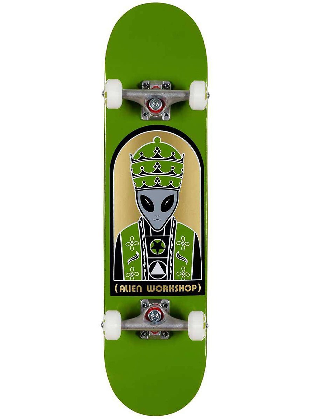 Alien Workshop Priest 7.75 Complete green