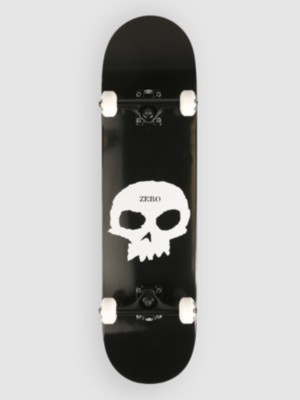 Single Skull 8&amp;#034; Skateboard Completo