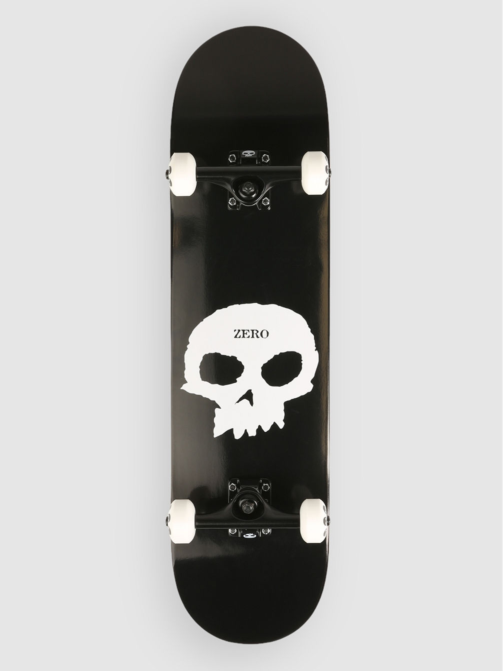 Single Skull 8&amp;#034; Skateboard complet