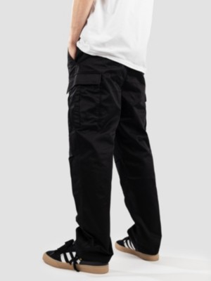 Men Pants Loose Fit Cargo Baggy Work Casual Overall Cotton Blend Trousers  Pocket | eBay