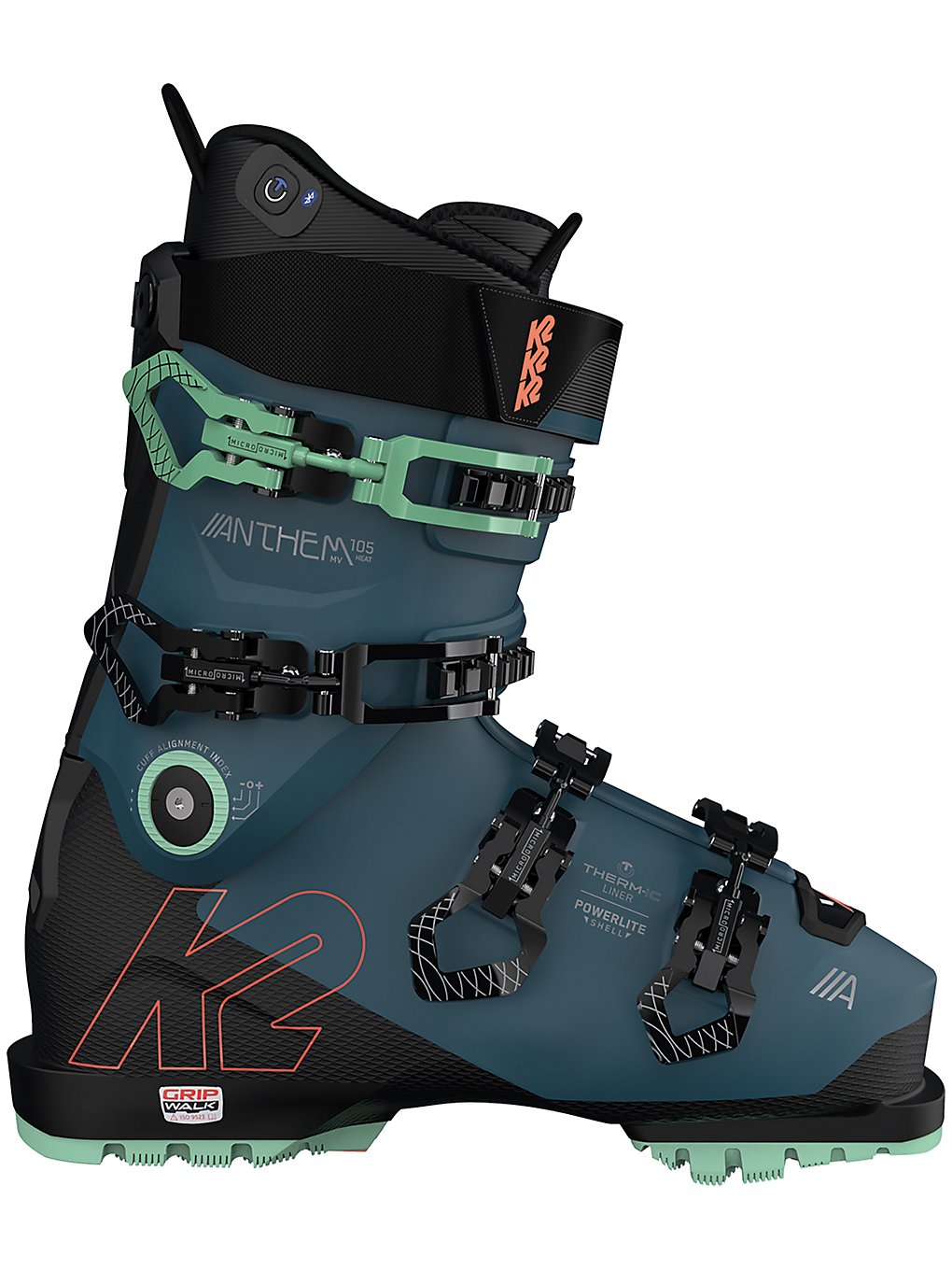 K2 Anthem 105 MV Heat Gripwalk 2023 Ski Boots blauw