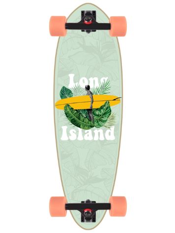 Long Island Longboards Foliage 32.75&quot; Mini Pintail Complete