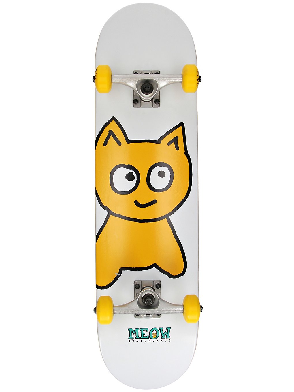 Meow Skateboards Big Cat 8 Complete white