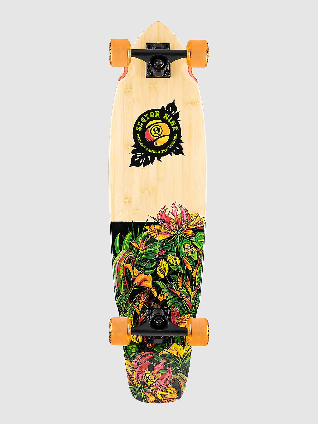 Sector 9 Paradise Bamboo Ft. Point Eden 34" Kicktail Complete uni kaufen