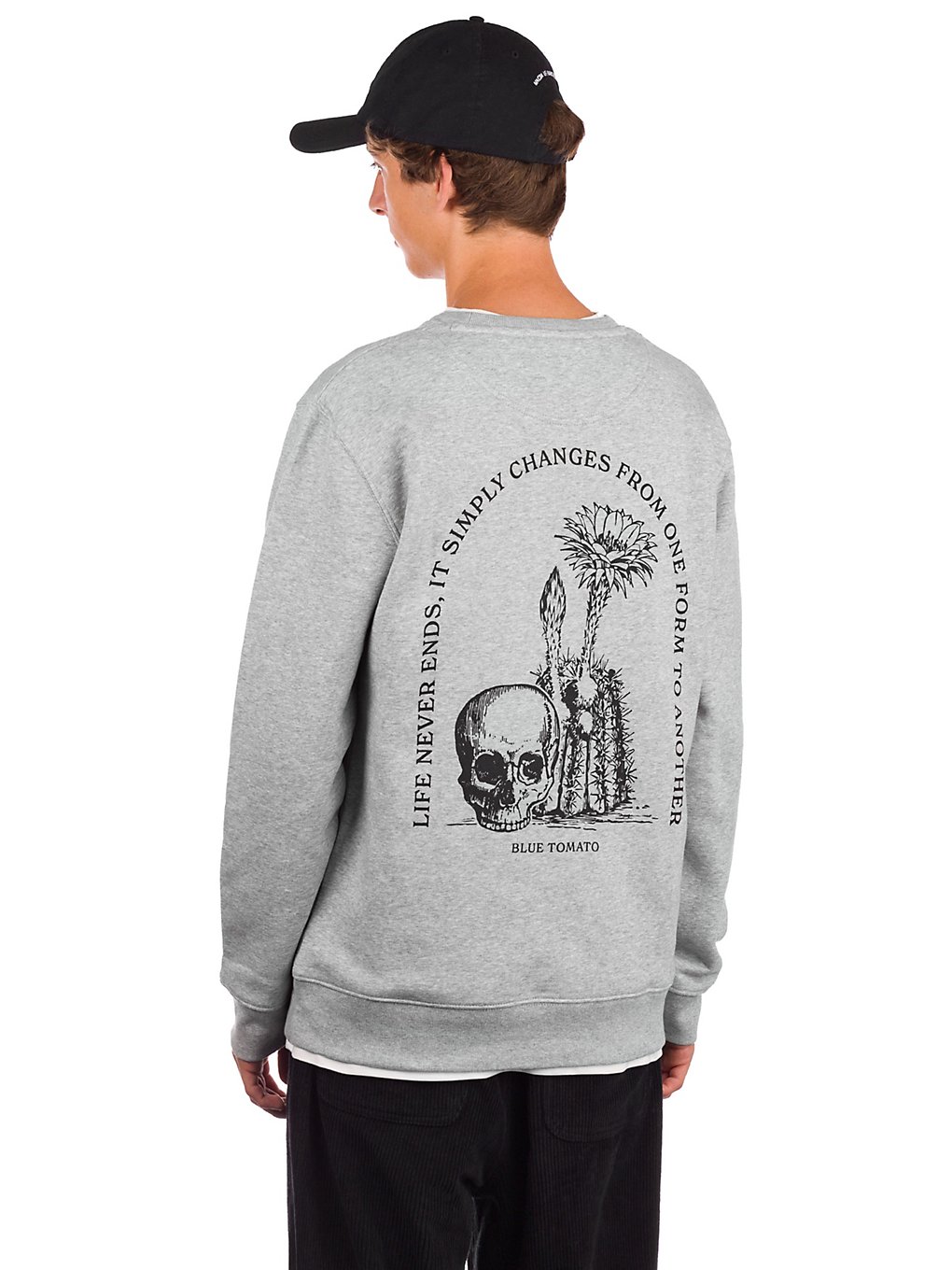 Blue Tomato Life Never Ends Sweater heather grey