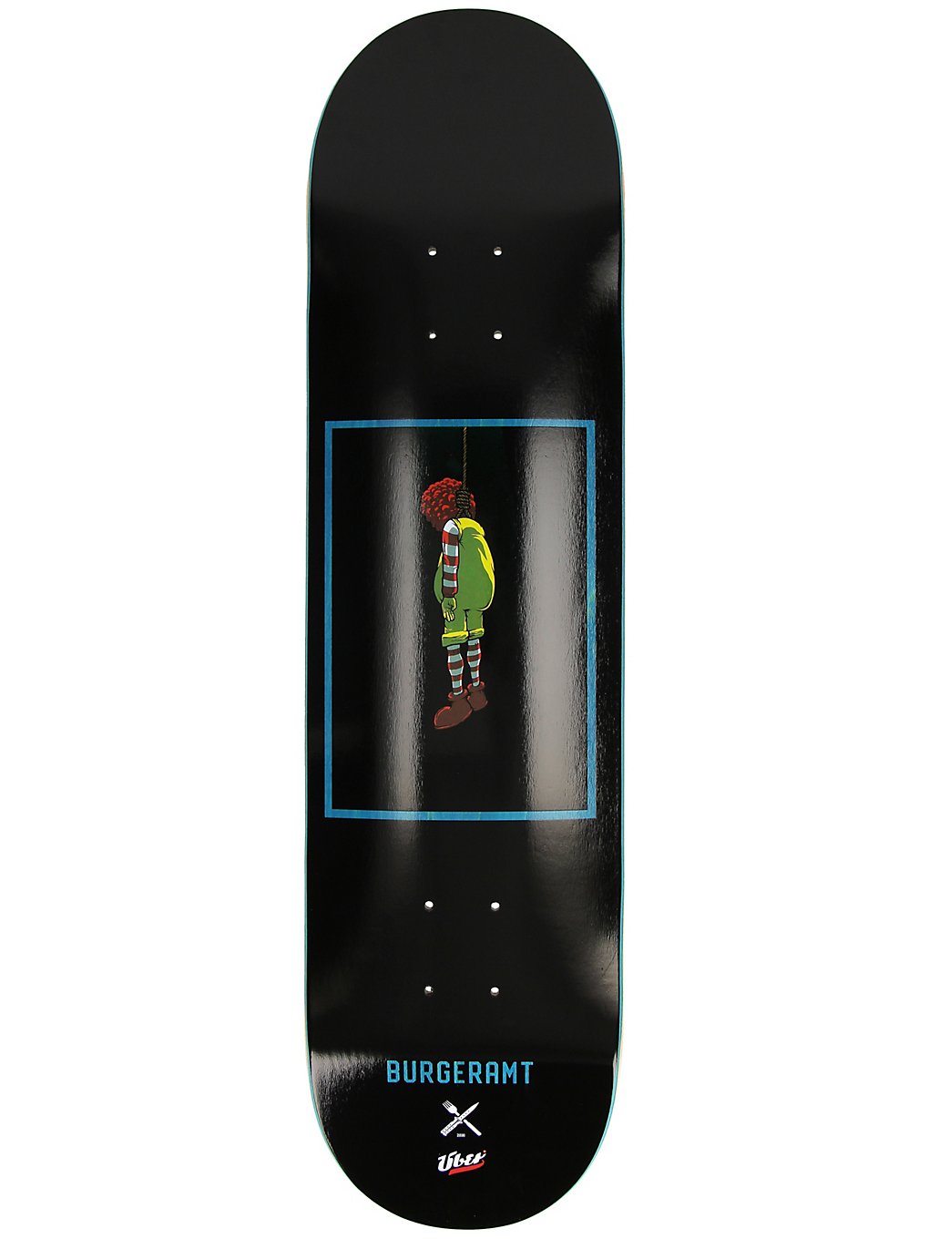 Über X Burgeramt 8 Skateboard Deck Skateboard Deck light blue