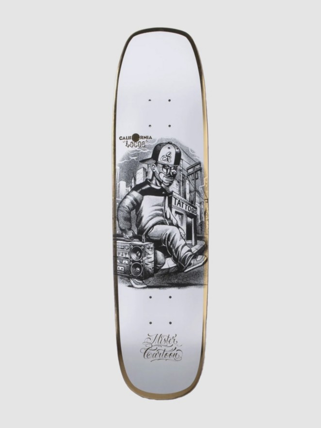 California Locos X Mister Cartoon Beat Box 8″ Skateboard Deck