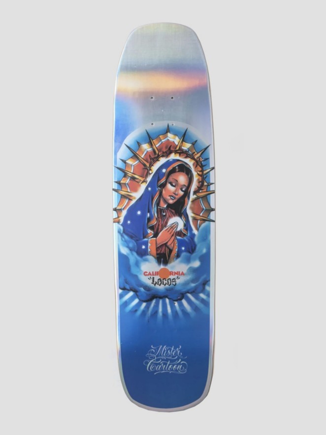 California Locos X Mister Cartoon Guadalupe 8.25″ Skateboard Deck