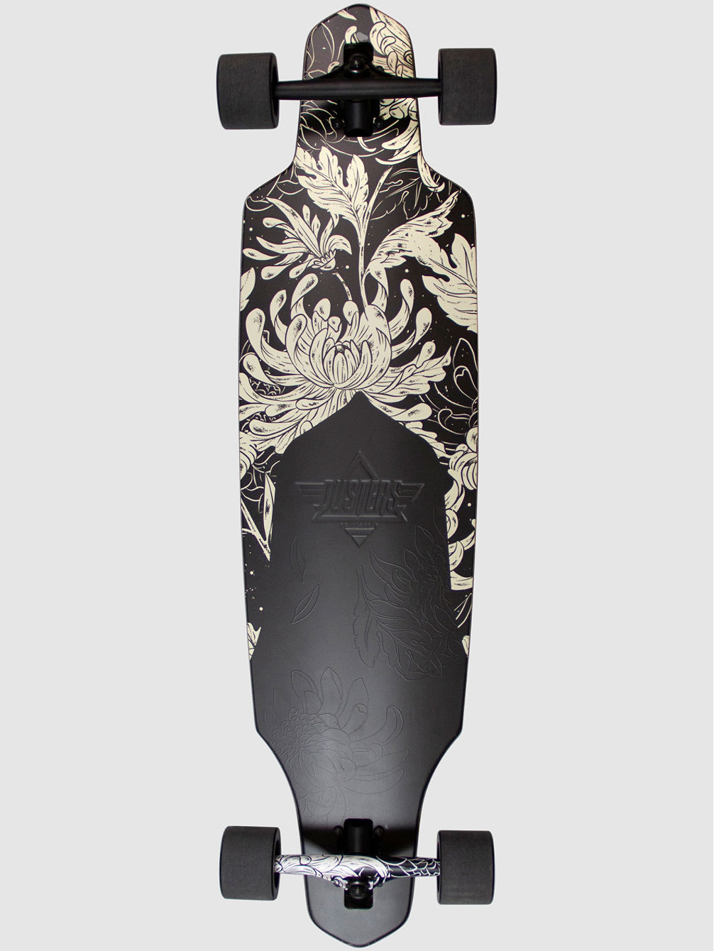 Channel Blooming 38&amp;#034; Drop Through Longboard Completo