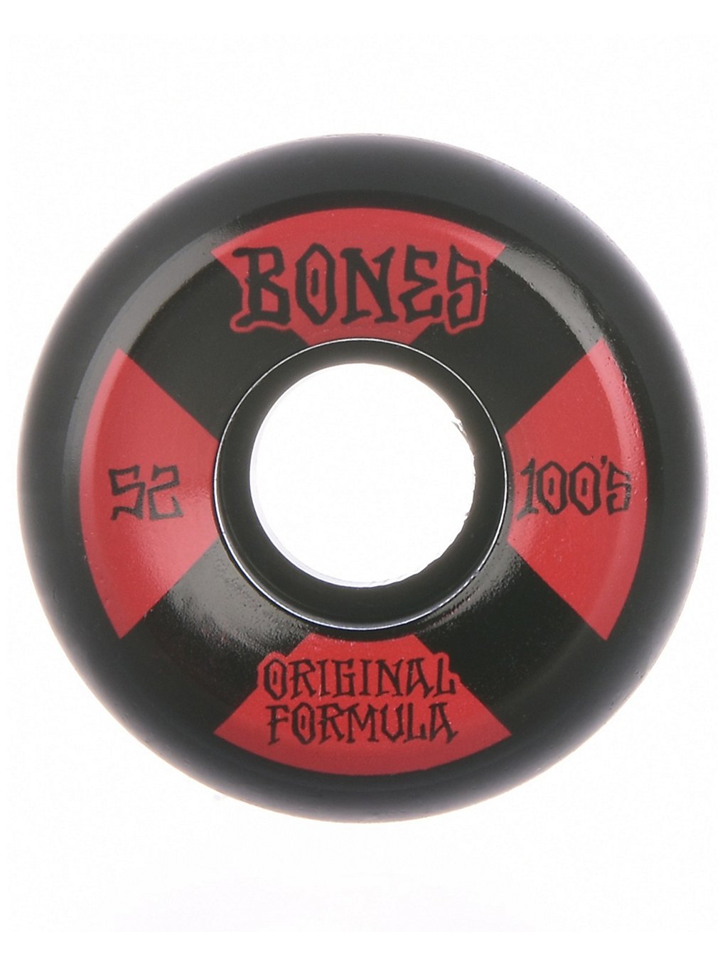 Bones Wheels 100's OG #4 V5 Sidecut 100A 52mm Wheels red kaufen