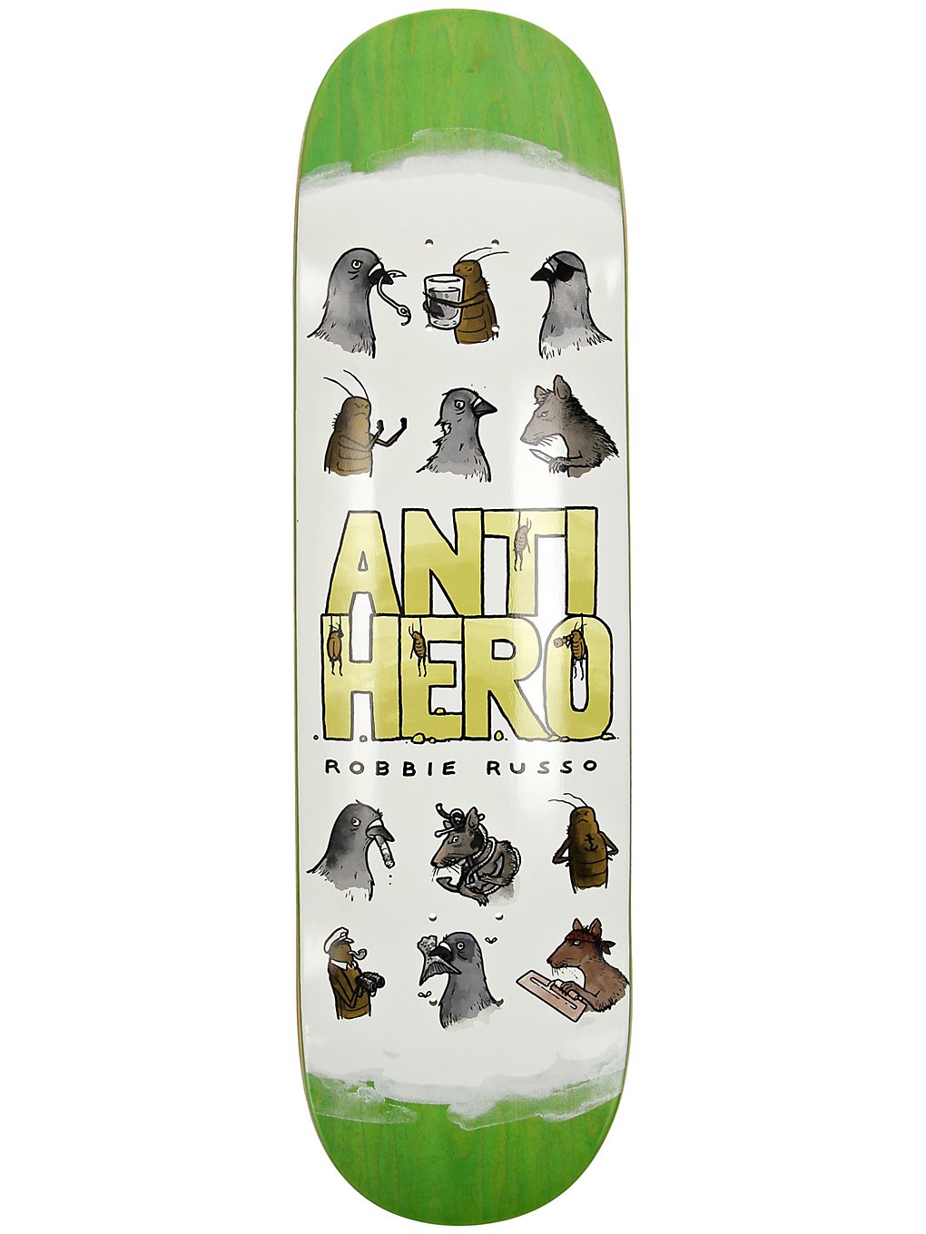 Antihero Russo Usual Suspects 8.25 Skateboard Deck white