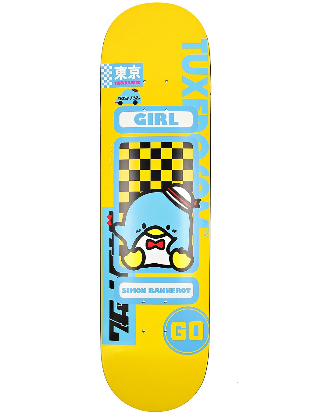 Girl Bannerot Sanrio Tokyo Speed 8.25 Skateboard Deck uni