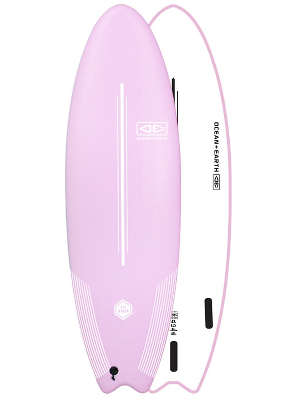Ocean & Earth Ezi Rider 6'0 Surfboard pastel pink