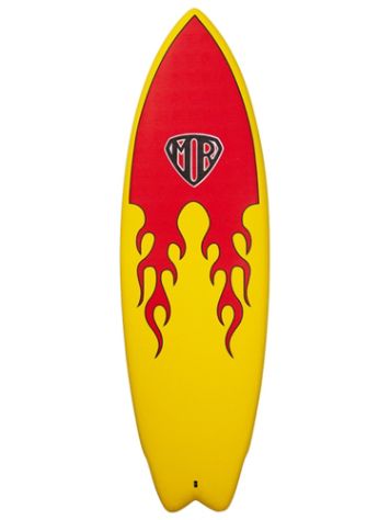 Ocean &amp; Earth Mr Flame Epoxy Super Twin 5'9 Softtop Surfbo