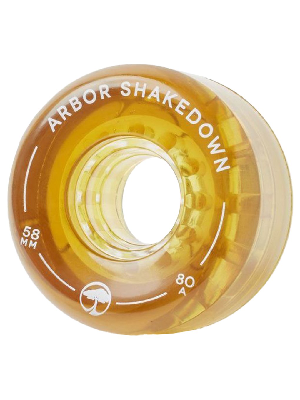 Arbor Shakedown 80a 58mm Wheels amber