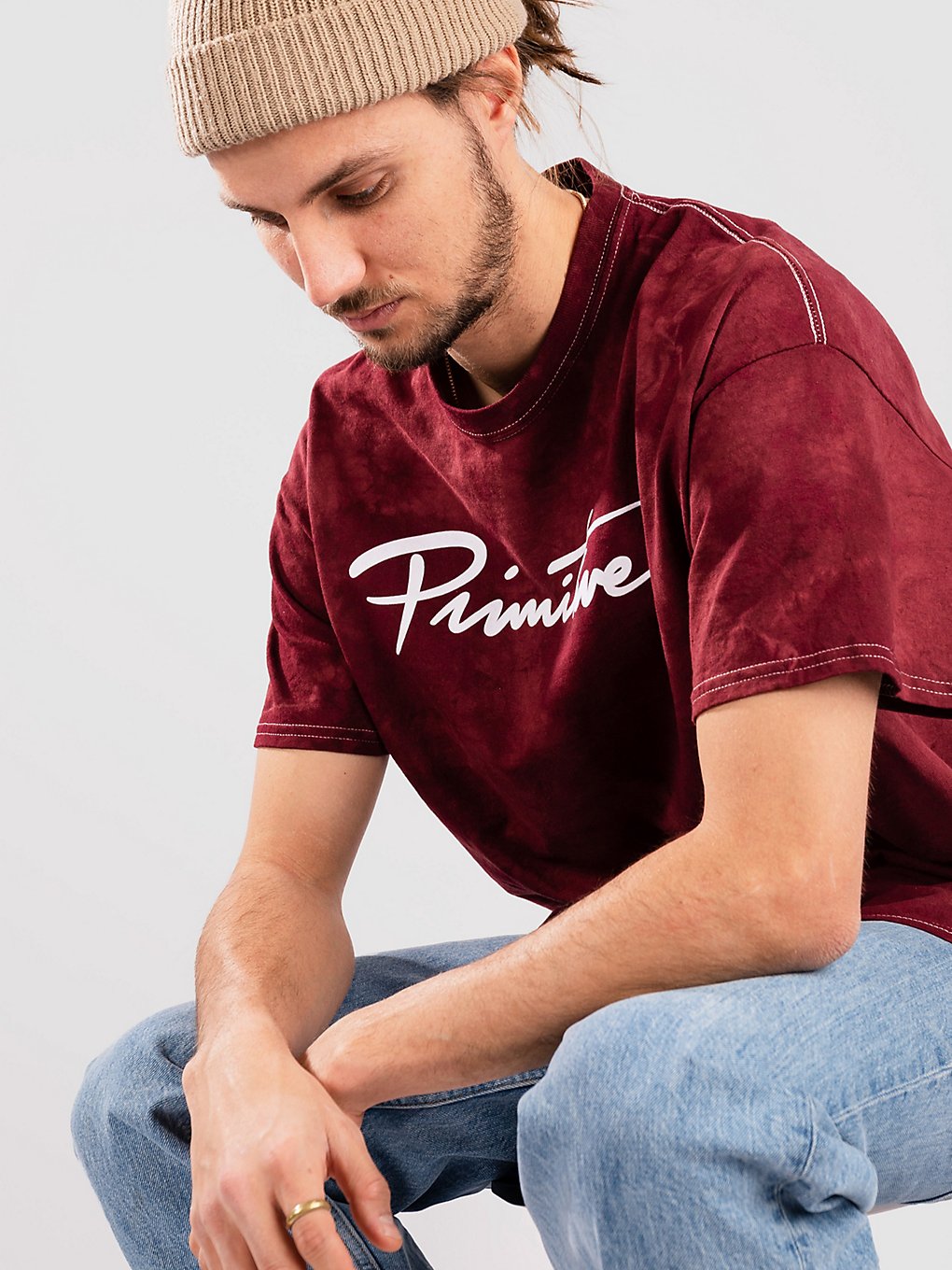 Primitive Nuevo Washed T-Shirt red
