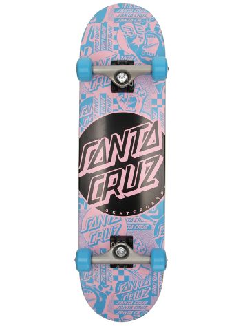 Santa Cruz Flier Dot Full Sk8 8.0&quot; Skateboard Completo