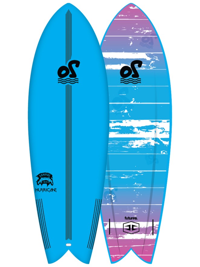 Ocean Storm Vampire Twin 5'8 Softtop Tavola da Surf