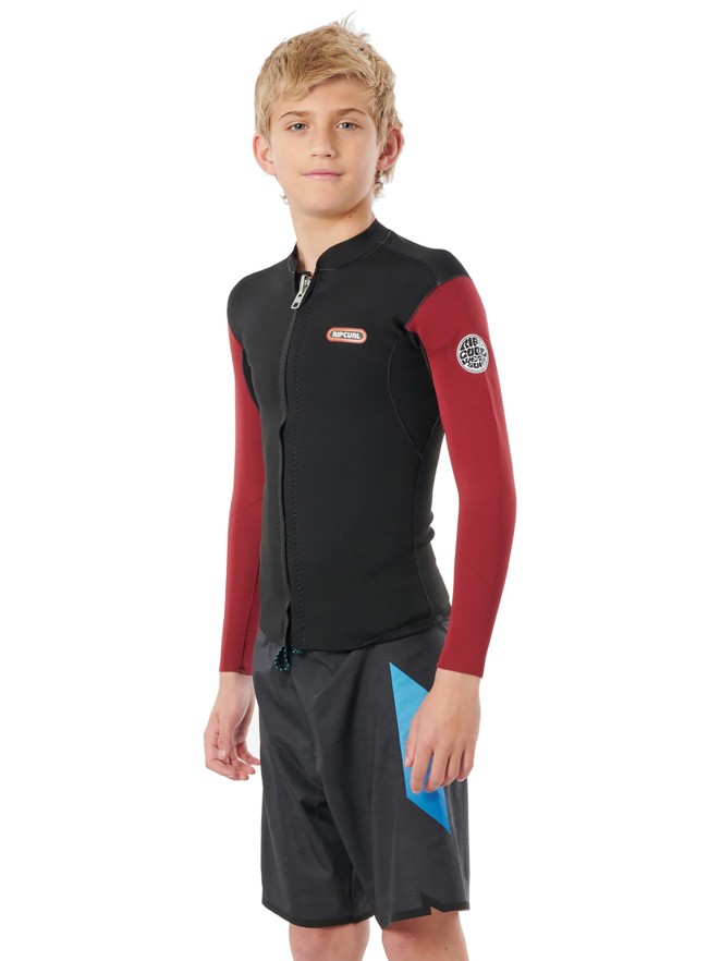 Rip Curl Dawn Patrol Full Zip Kids Surf Jacket
