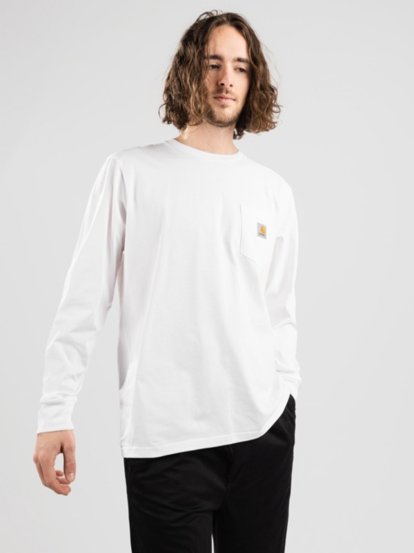 Carhartt WIP Pocket Longsleeve white