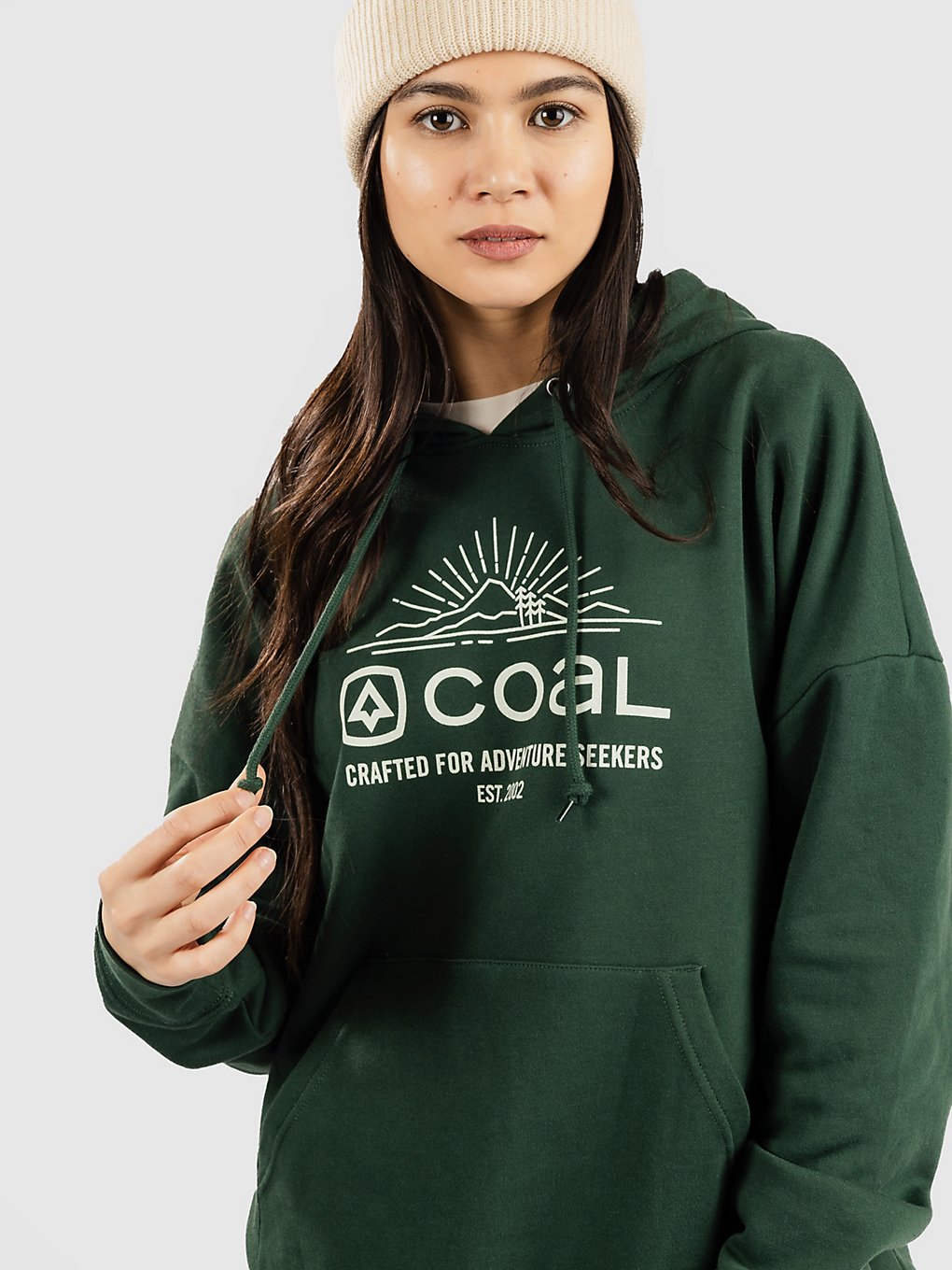 Coal Brin Hoodie grønn