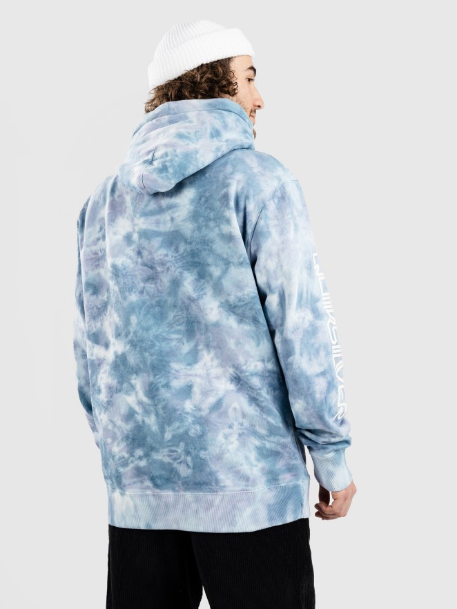 Quiksilver Natural Tie Dye Cloudy Hoodie