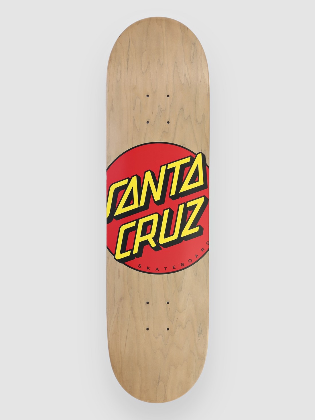 Santa Cruz Classic Dot 8.375" Skateboard Deck brown