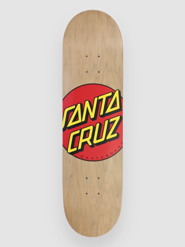 Santa Cruz Classic Dot 8.375" Skateboard Deck brown